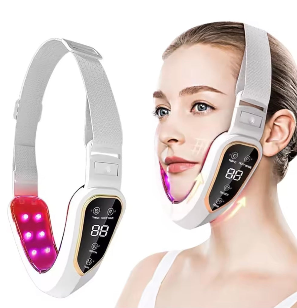 Facial Lifting Massager 12 Gears Electric Facial Massager V-line Face Lifting Slimming Vibration Device Home Use Beauty Tool
