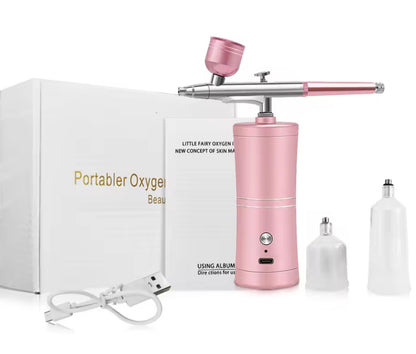 Airbrush with Compressor for Nail Painting Portable Cordless Airbrush Mini Airbrush Sprayer Gun for Nail Art Cake Painting