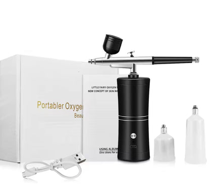 Airbrush with Compressor for Nail Painting Portable Cordless Airbrush Mini Airbrush Sprayer Gun for Nail Art Cake Painting